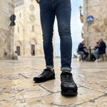 Blauer Ryder Pelle Leather Total Black Uomo