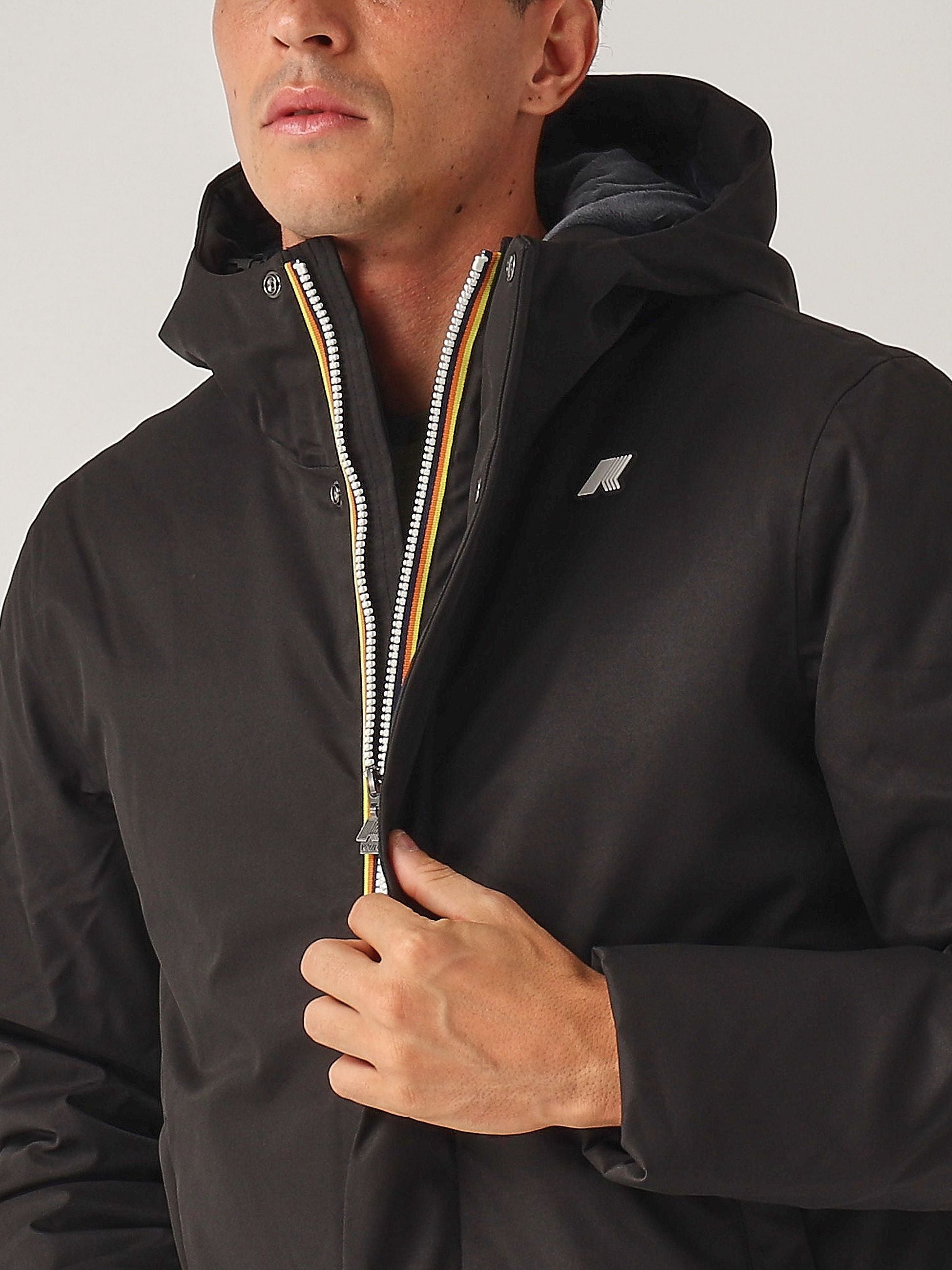 K-way Jacko Twill Marmotta Uomo Nero 2026