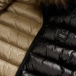 Blauer Piumino Arcadia Nero Donna Strass