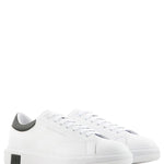 Armani Exchange Venice sneakers in pelle bianca logo nero