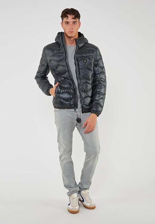 Blauer Piumino Invernale ad Onde Wave Uomo Antracite 2026