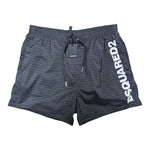 Dsquared2 Costume Mare Lettering Uomo Nero
