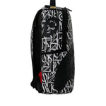 Sprayground Zaino Shark Graffiti Nero Bianco