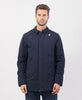 K-way Giubbino Benny Warm Ottoman Blu Mezzi Tempi Uomo