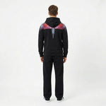 Marcelo Burlon Felpa County of Milan Cappuccio Nero Aquila Rosso