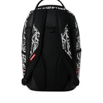 Sprayground Zaino Shark Graffiti Nero Bianco