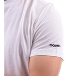 Dsquared2 T-Shirt Mezza Manica Classica Bianca Dsq2