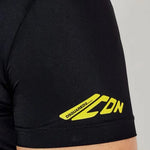 Dsquared2 T-Shirt Icon Tessuto Tecnico Nero Giallo