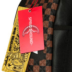 Sprayground Zaino Shark in Paris Pyramid Marrone