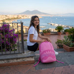 Sprayground Zaino Ghost Drip Rosa Laminato