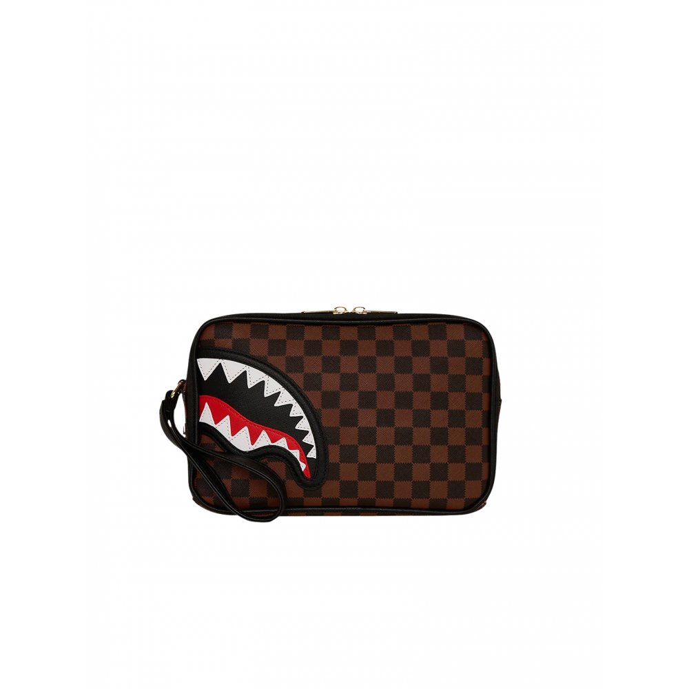 Sprayground Beauty Pochette Sawtooth Sharks In Paris Toiletry Brick