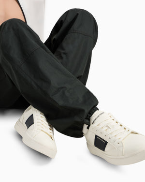 Armani Exchange Sneaker Bianca Off White Fascia Navy