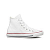 Converse Chuck Taylor Pelle Bianco Rigo Rosso 132169C