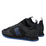 EA7 Classica Lacci Nero Logo Blu