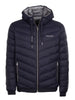 Armani Exchange Piumino con Cappuccio 100 gr Blu con Cappuccio