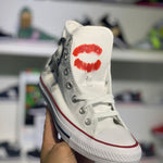 Converse All Star Marylin Monroe Disegnate a Mano Indelebile