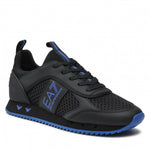 EA7 Classica Lacci Nero Logo Blu