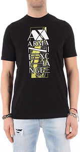 Armani Exchange T-Shirt Regular Fit Nero Verde