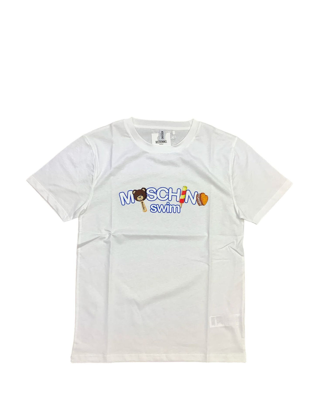 Moschino T-Shirt Mezza Manica Gelato Bianca