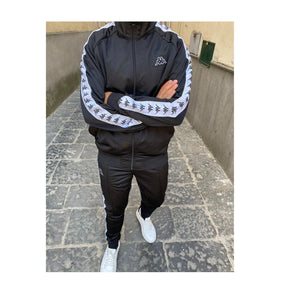 Tracksuit voller Anzug HERREN Kappa Banda 222 Türkis 365 Denafu-Logo Baumwolle e Tracksuit voller Anzug HERREN Kappa Banda 222 Türkis 365 Denafu-Logo Baumwolle e
