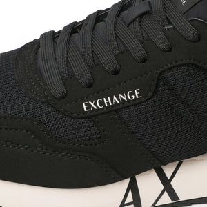 Armani Exchange Retro Sneakers Nero Bianco AX
