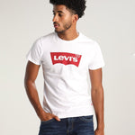 Levi's T-Shirt Bianca Classica Logo Rosso