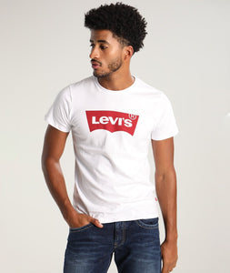 Levi's T-Shirt Bianca Classica Logo Rosso