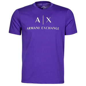 Armani Exchange T-Shirt Regular Fit Blu Royal