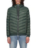 Armani Exchange Piumino con Cappuccio 100 gr Verde Petrolio