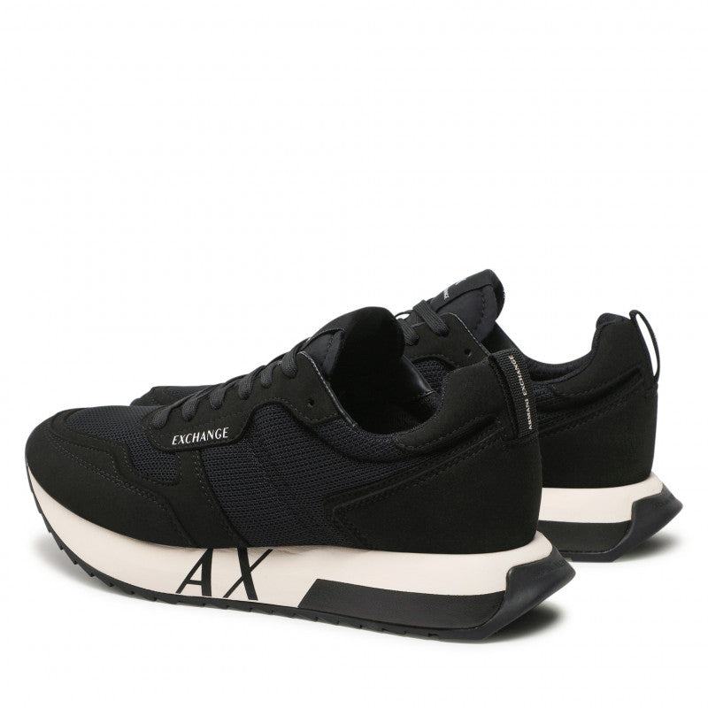 Armani Exchange Retro Sneakers Nero Bianco AX