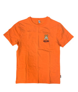 Moschino T-Shirt Orsetto Arancio Mezza Manica