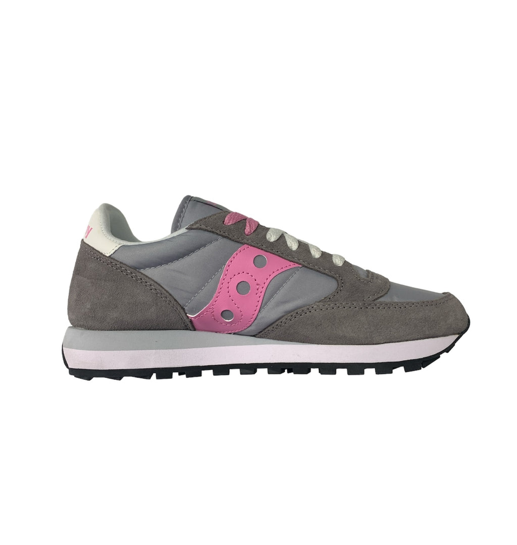 Saucony Jazz Original Grigio Logo Rosa S1044-675