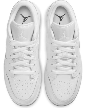 Nike Air Jordan 1 Low GS Triple White
