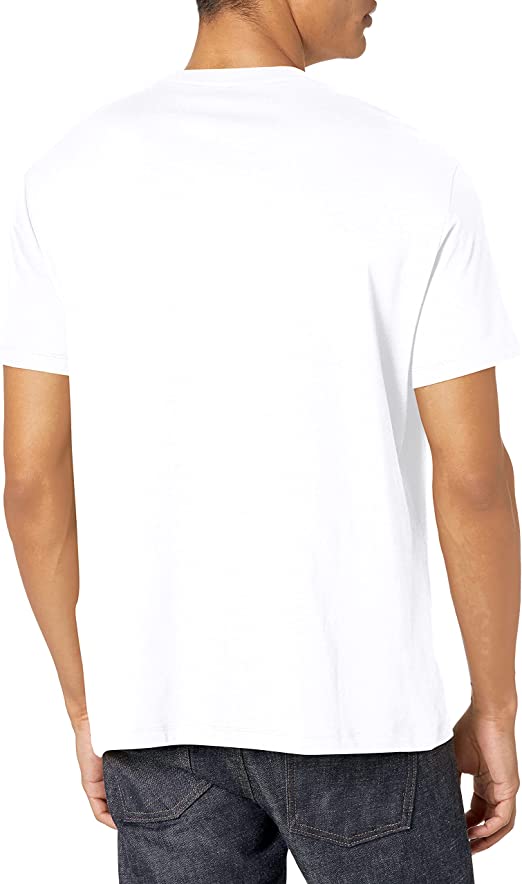 Armani Exchange T-Shirt Regular Fit Bianco Verde