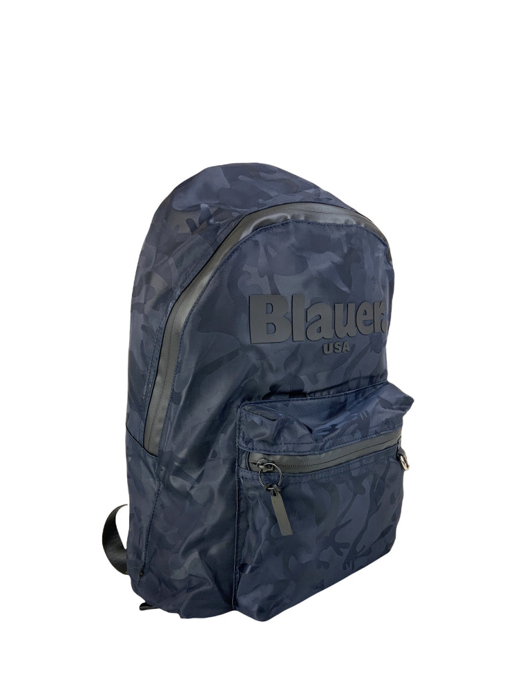 Blauer Zaino West Camouflage Blu