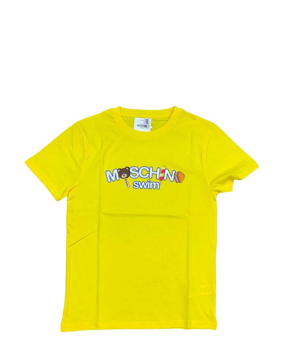 Moschino T-Shirt Mezza Manica Gelato Gialla