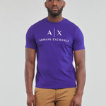 Armani Exchange T-Shirt Regular Fit Blu Royal