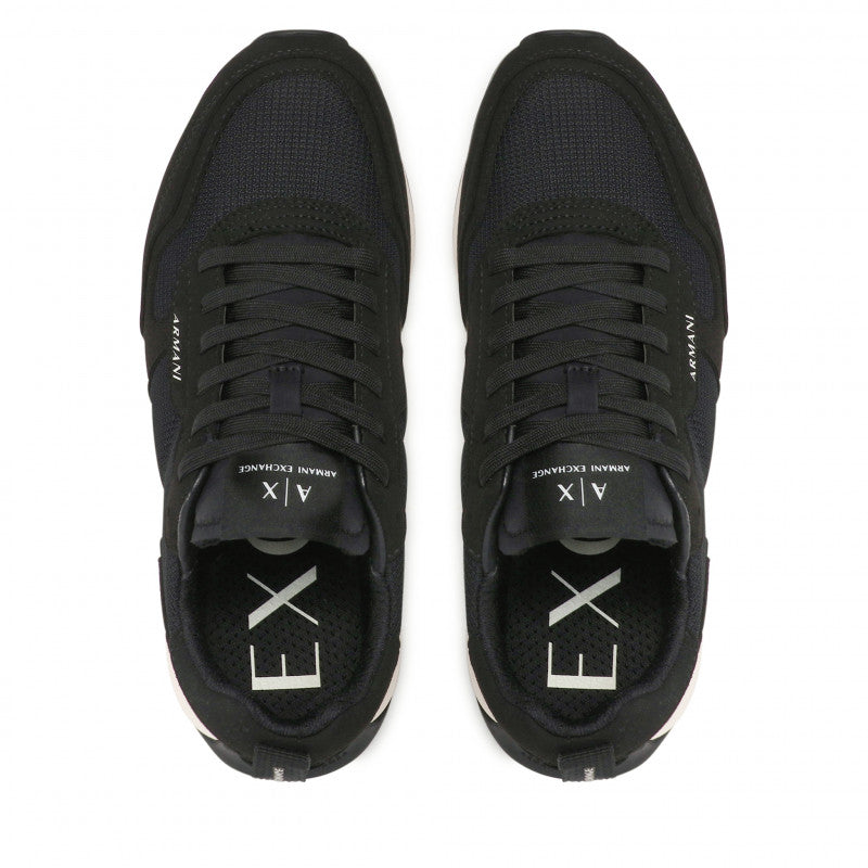 Armani Exchange Retro Sneakers Nero Bianco AX