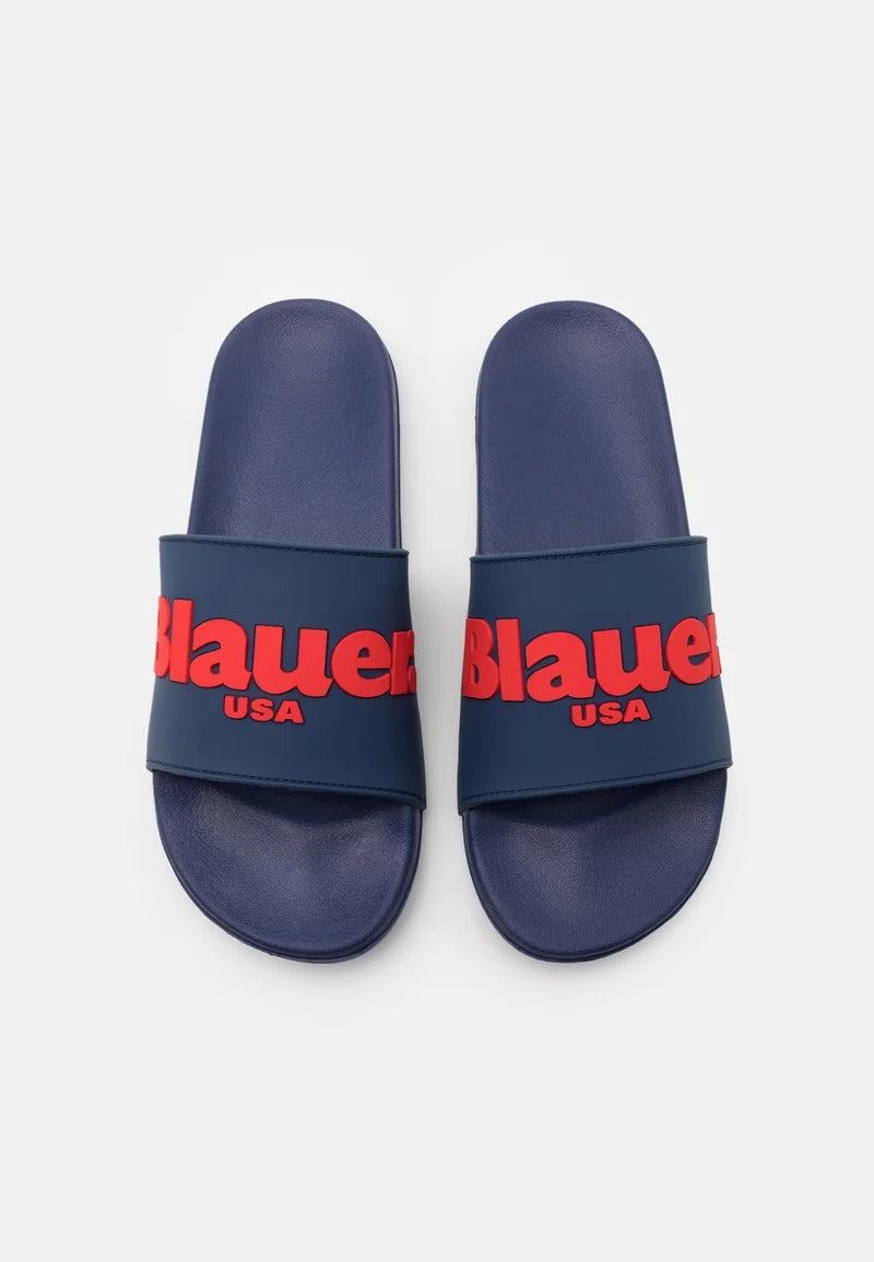 Ciabatte Jay 01 Blu Rosso