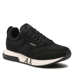 Armani Exchange Retro Sneakers Nero Bianco AX