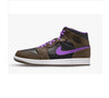 Nike Jordan 1 Mid Marrone Viola