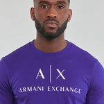 Armani Exchange T-Shirt Regular Fit Blu Royal