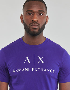 Armani Exchange T-Shirt Regular Fit Blu Royal