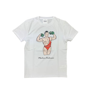 Moschino T-Shirt Uomo Bianco Gym