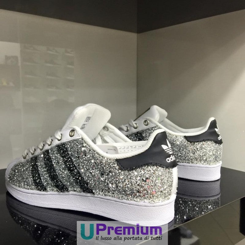 Adidas glitter argento Outlet