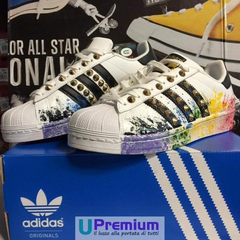 Adidas colorate schizzi Clearance