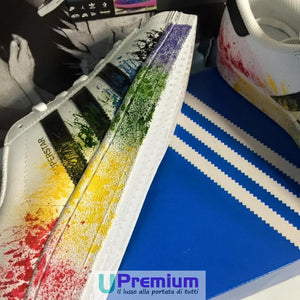 Adidas Superstar Pride Multicolor Schizzi di Colore Vernice
