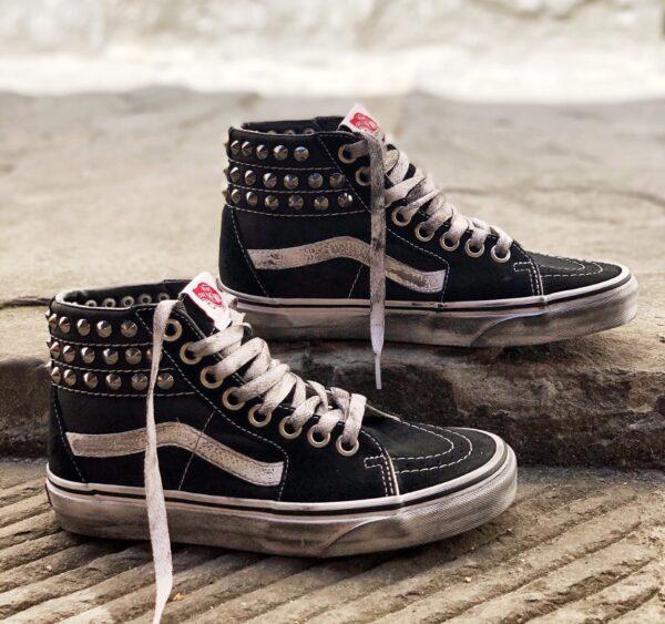 Vans platform con borchie Clearance