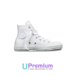 Converse All Star Chuck Taylor Classiche Pelle Bianche Alte Stivaletto UPremium