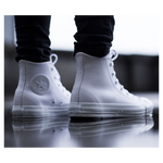 Converse tutte bianche alte shop